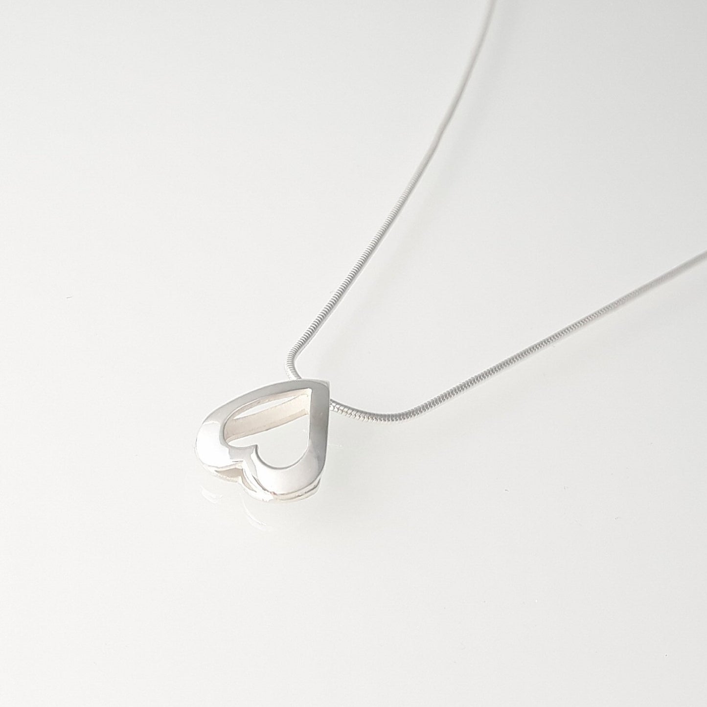 Hart, necklace with snake chain
