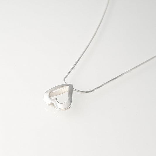 Hart, necklace with snake chain