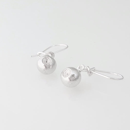 Cowberry, earrings with hooks
