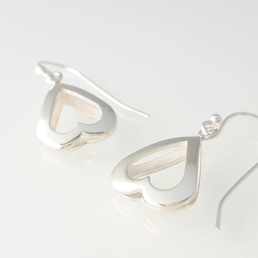 Hart, earrings with hooks